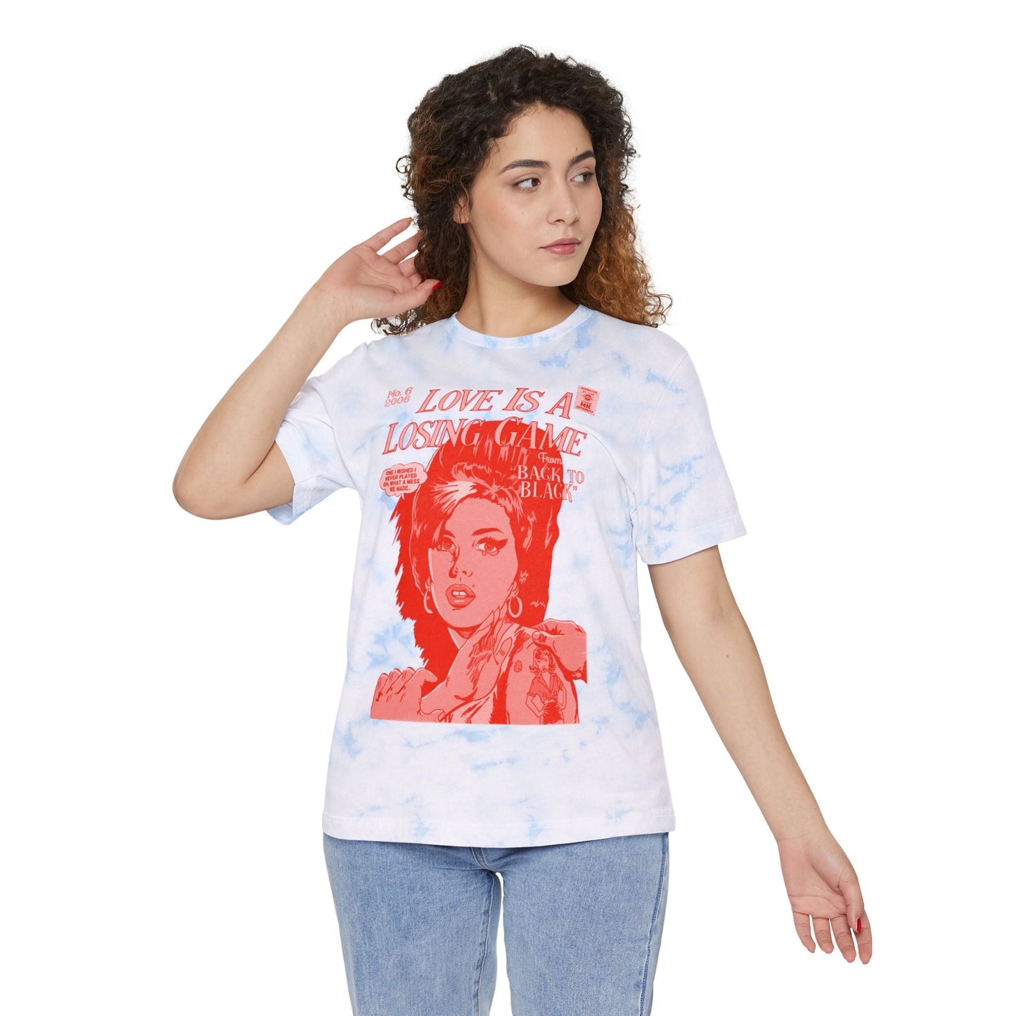 Love is a Losing Game - Unisex FWD Fashion Tie-Dyed T-Shirt