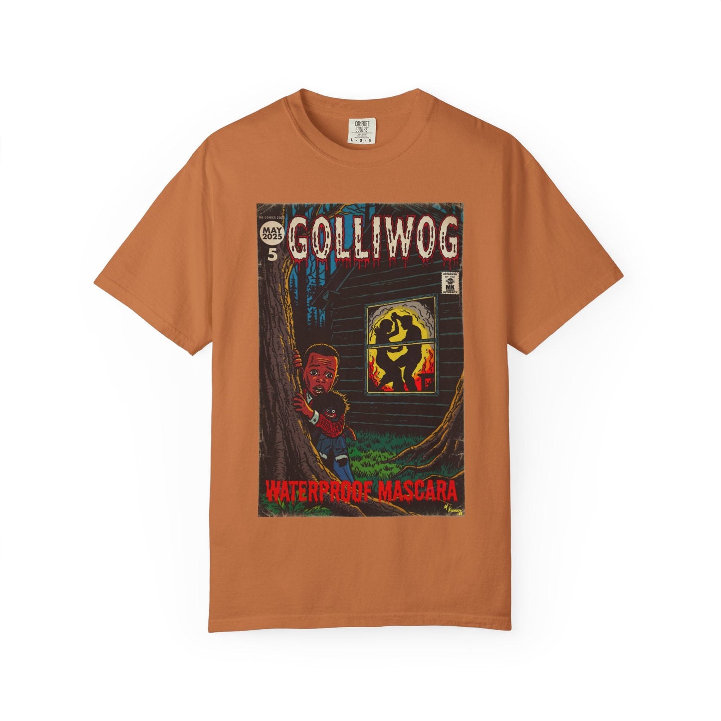 Waterproof Mascara - Golliwog - Unisex Garment-Dyed T-shirt