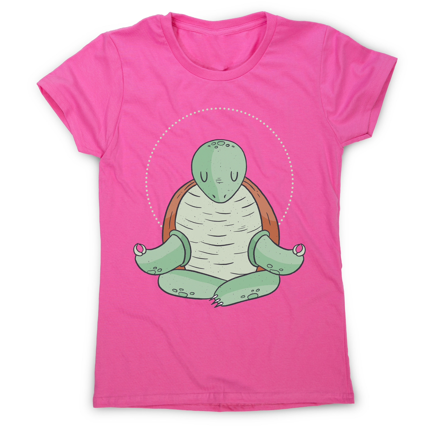 Yoga turtle funny women's t-shirt