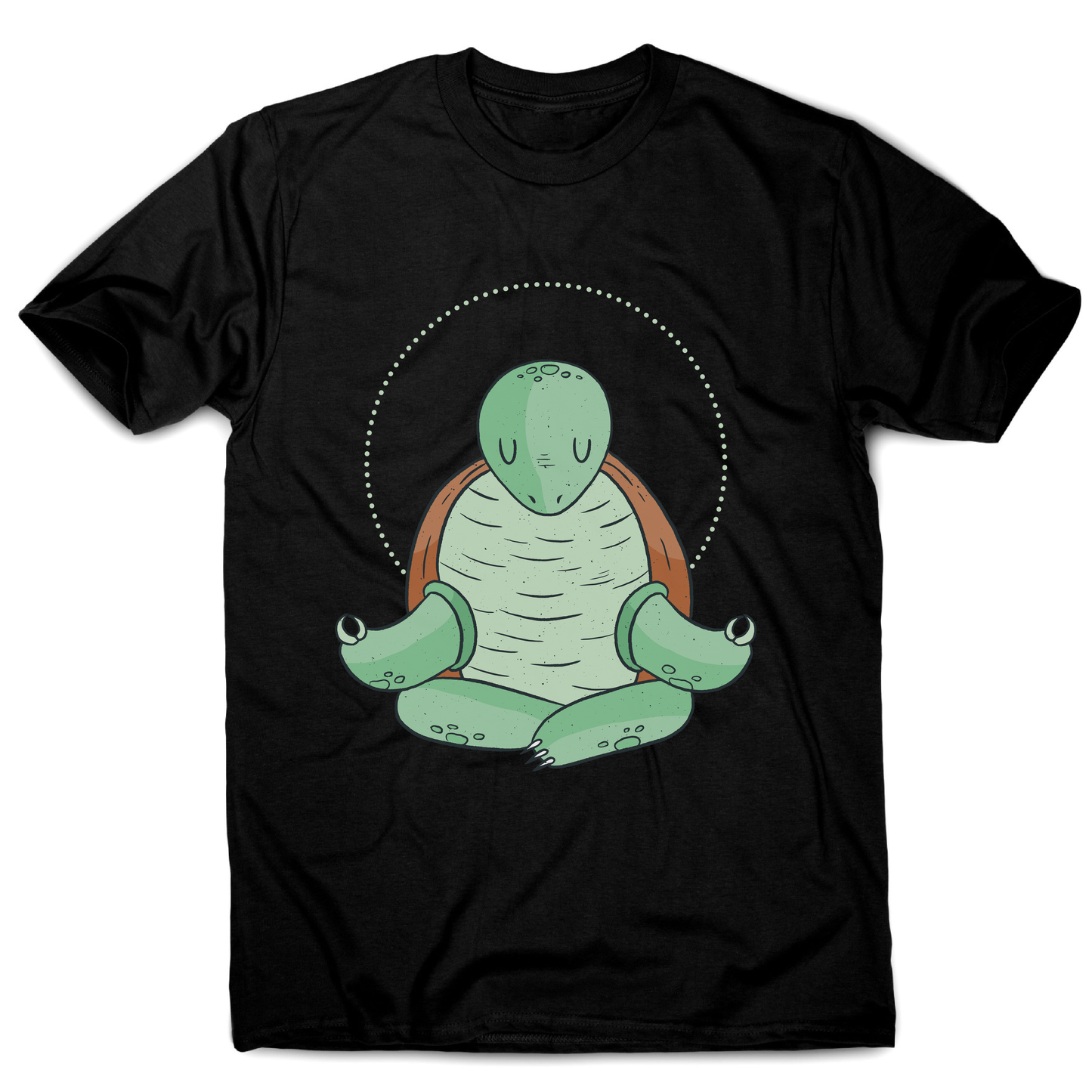 Yoga turtle funny men's t-shirt