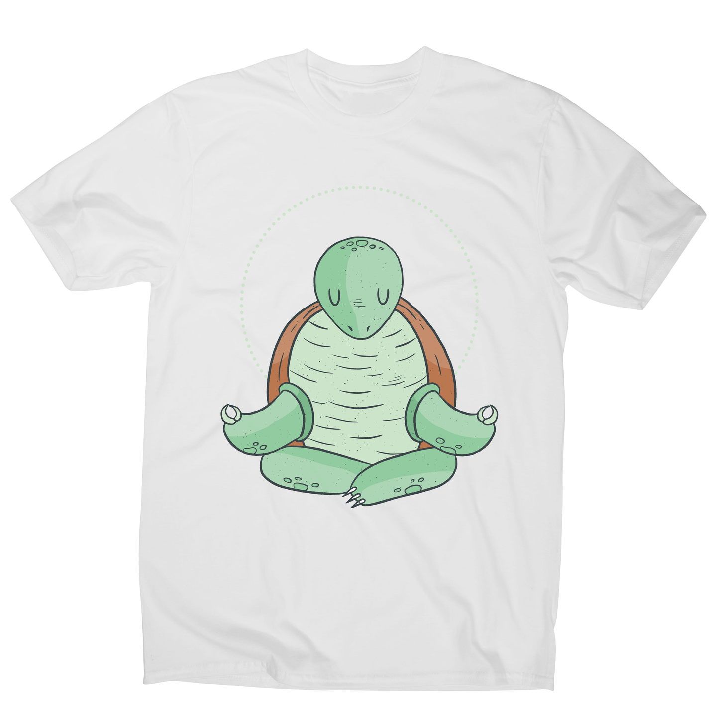 Yoga turtle funny men's t-shirt