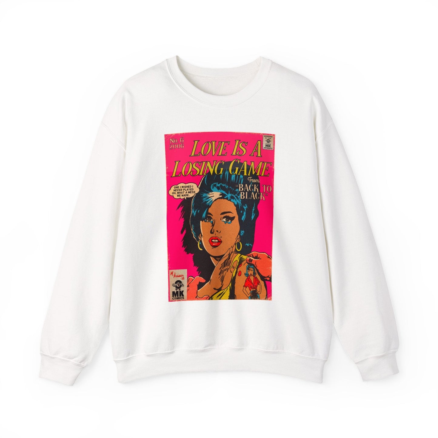 Love Is A Losing Game - Unisex Heavy Blendâ„¢ Crewneck Sweatshirt