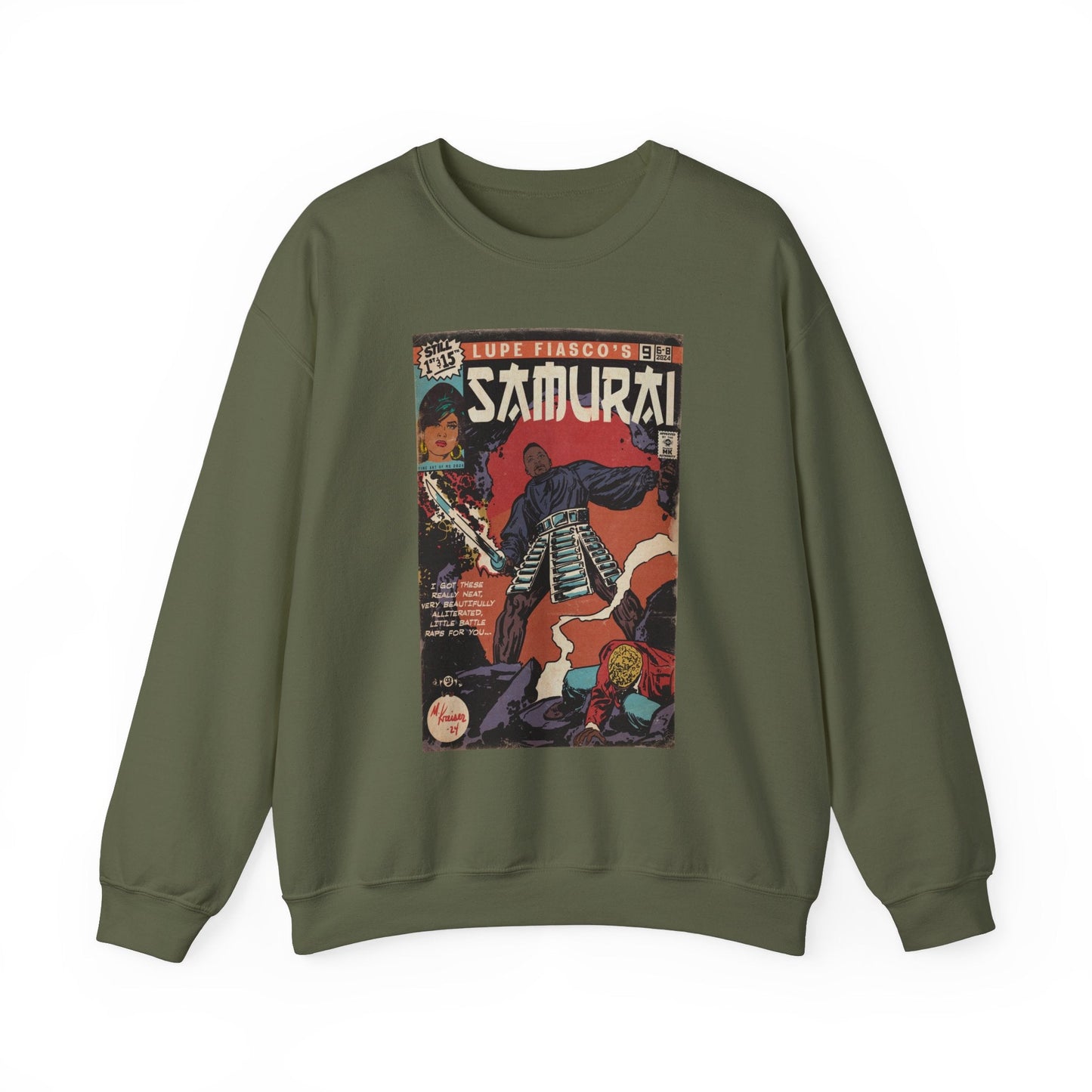 Samurai Unisex Heavy Blendâ„¢ Crewneck Sweatshirt