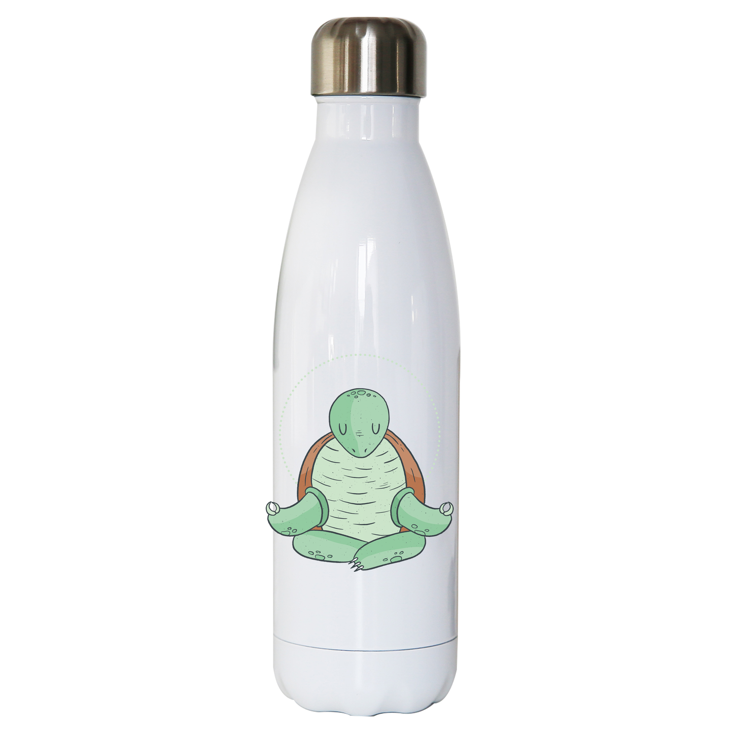 Yoga turtle funny water bottle stainless steel reusable