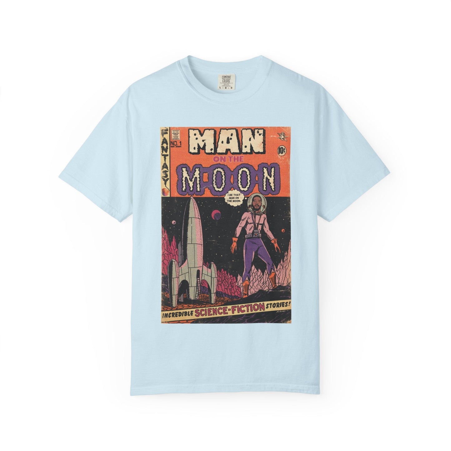 Man on the Moon - Unisex Comfort Colors T-shirt