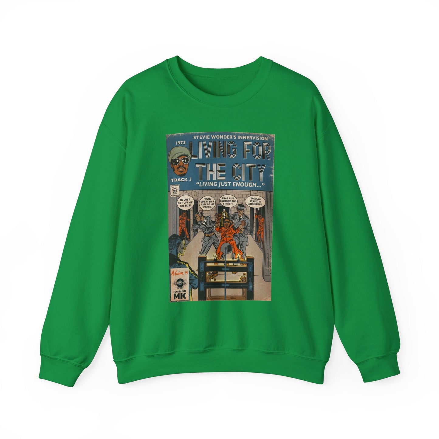 Living For The City - Unisex Heavy Blendâ„¢ Crewneck Sweatshirt