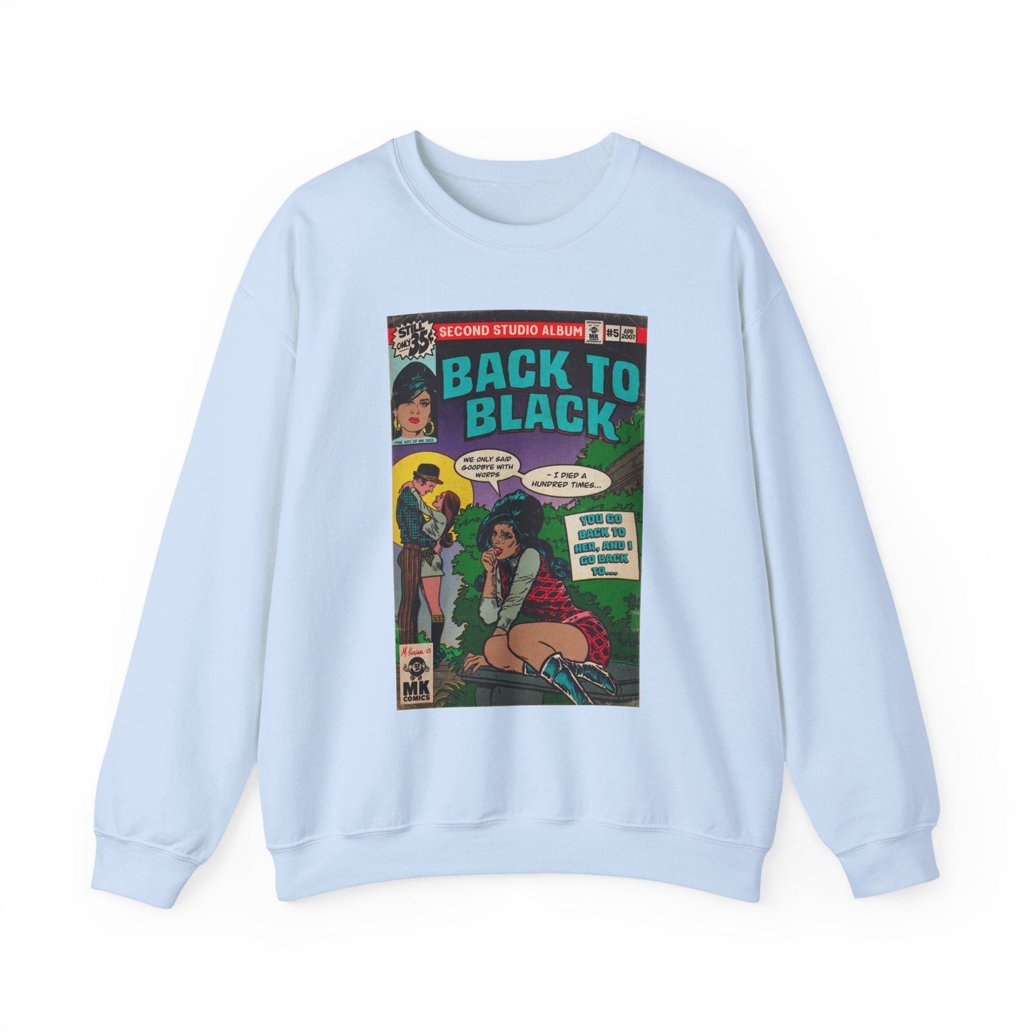 Back to Black - Unisex Heavy Blendâ„¢ Crewneck Sweatshirt