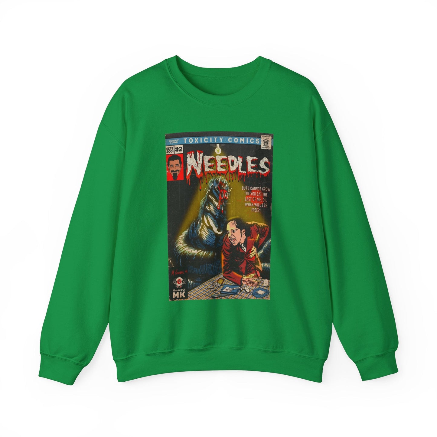 Needles - Unisex Heavy Blendâ„¢ Crewneck Sweatshirt