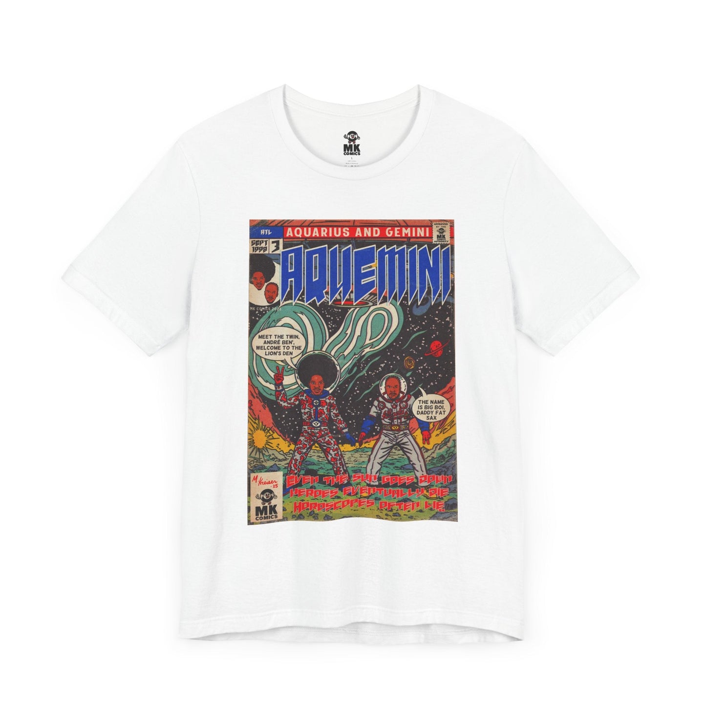 Aquemini - Comic Book Art - Unisex Jersey Short Sleeve Tee
