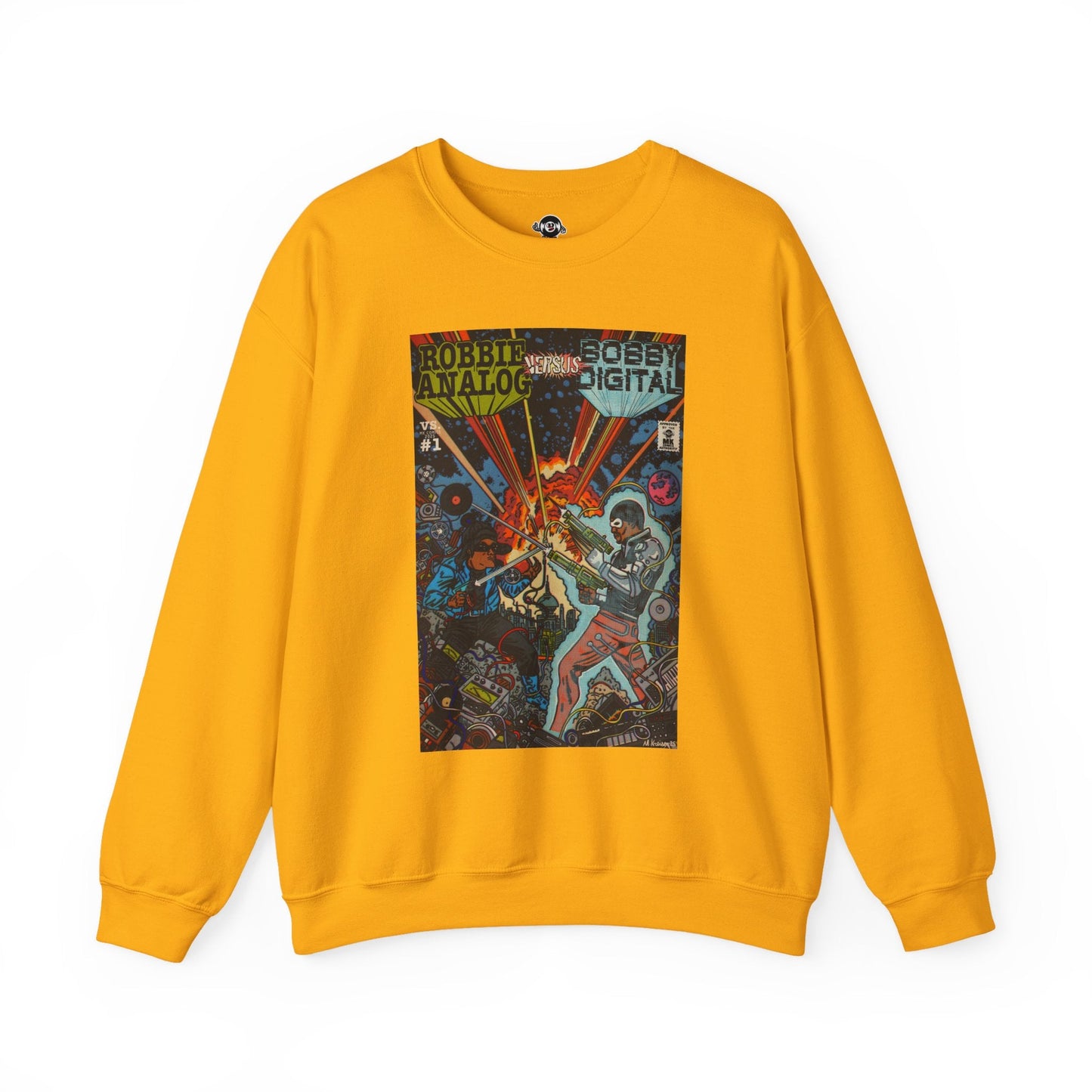 Analog vs. Digital - Unisex Heavy Blendâ„¢ Crewneck Sweatshirt