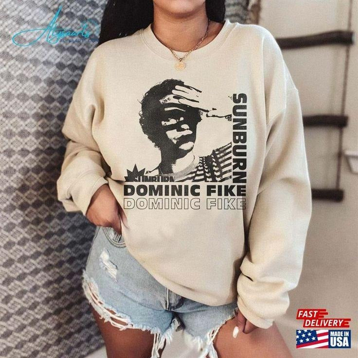 90s Dominic Fike Sunburn Album Sweatshirt, Fan Favorite Design