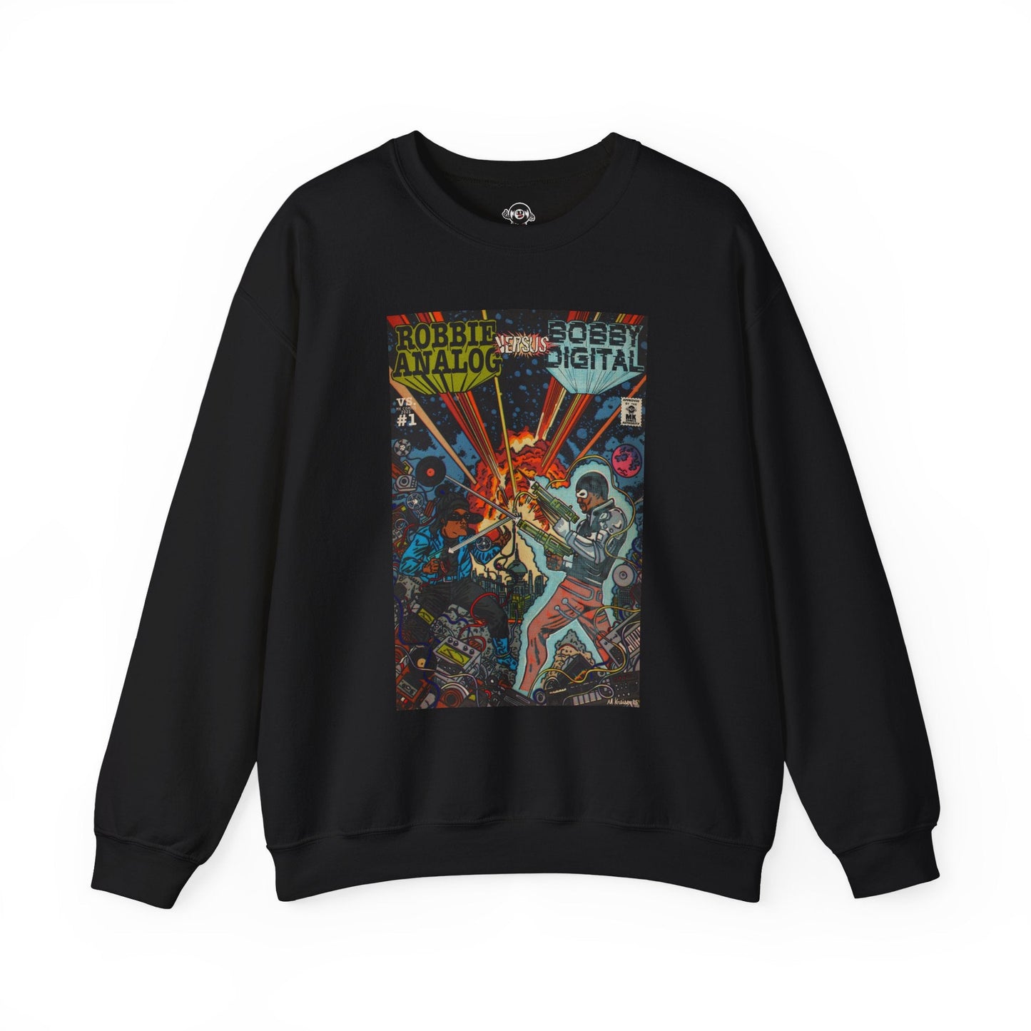 Analog vs. Digital - Unisex Heavy Blendâ„¢ Crewneck Sweatshirt