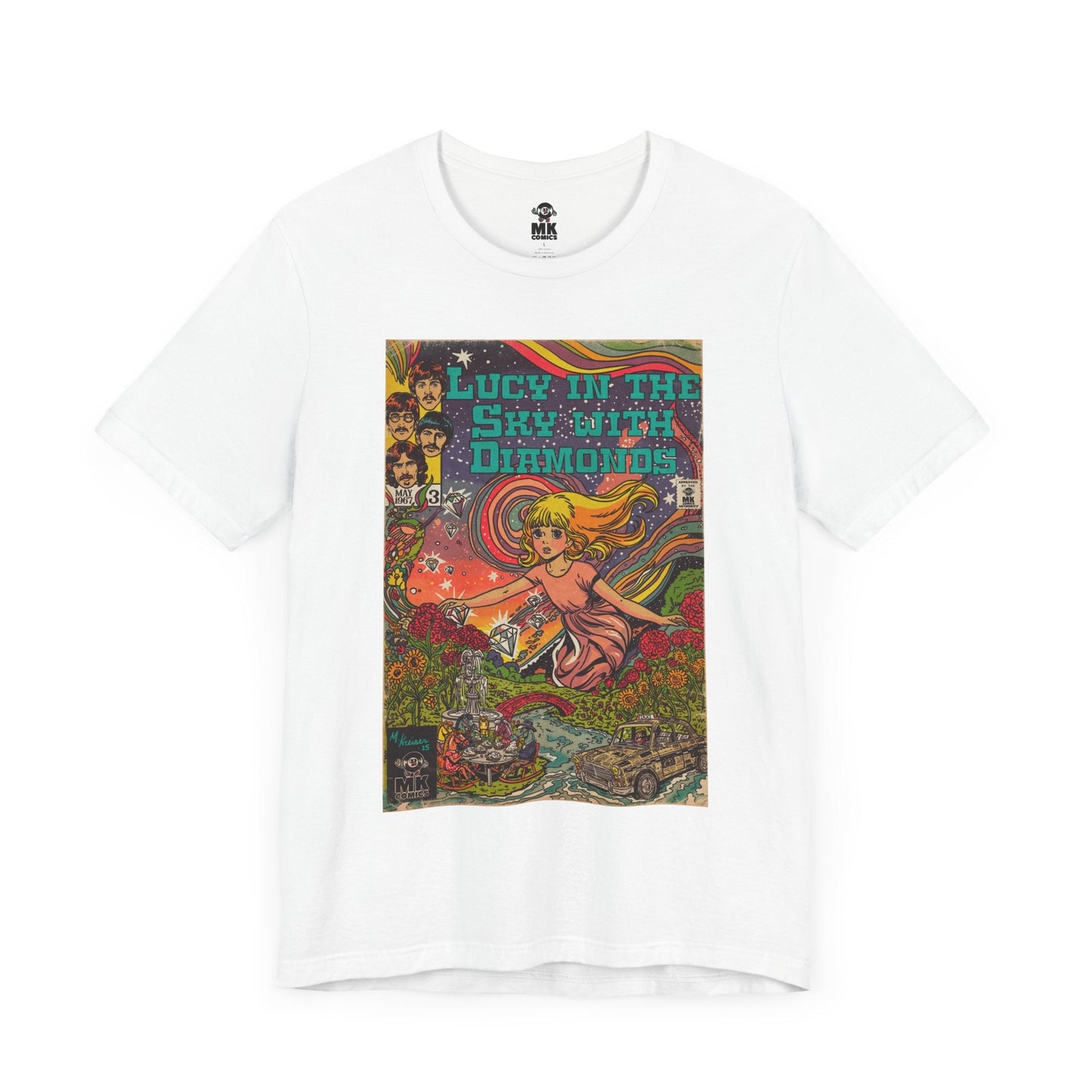 Lucy in the Sky with Diamonds - Unisex Jersey Short Sleeve Tee