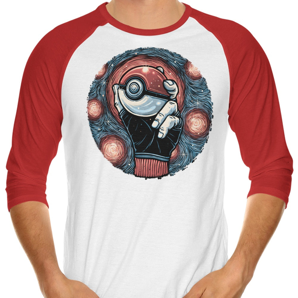 A Starry Catch - 3/4 Sleeve Raglan T-Shirt