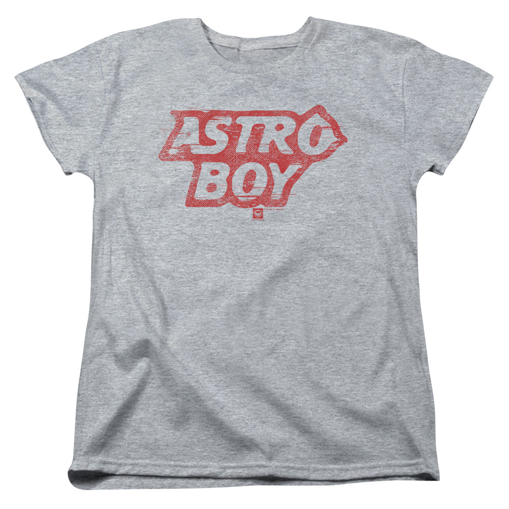 Astro Boy Logo Womens T Shirt Athletic Heather - clothing by TeeHivey.com