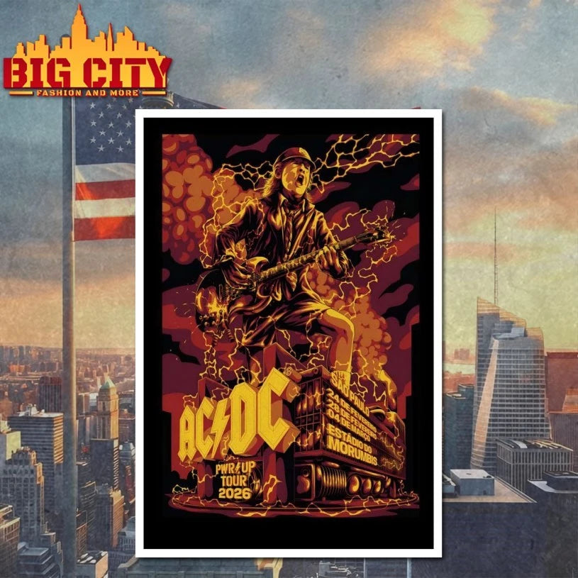 AC DC MorumBIS São Paulo, Brazil Feb 28 2026 Poster T-shirt