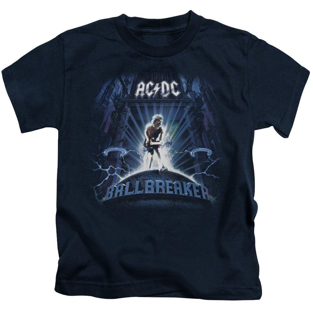 AC/DC Ballbreaker Juvenile Kids Youth T Shirt Navy Blue