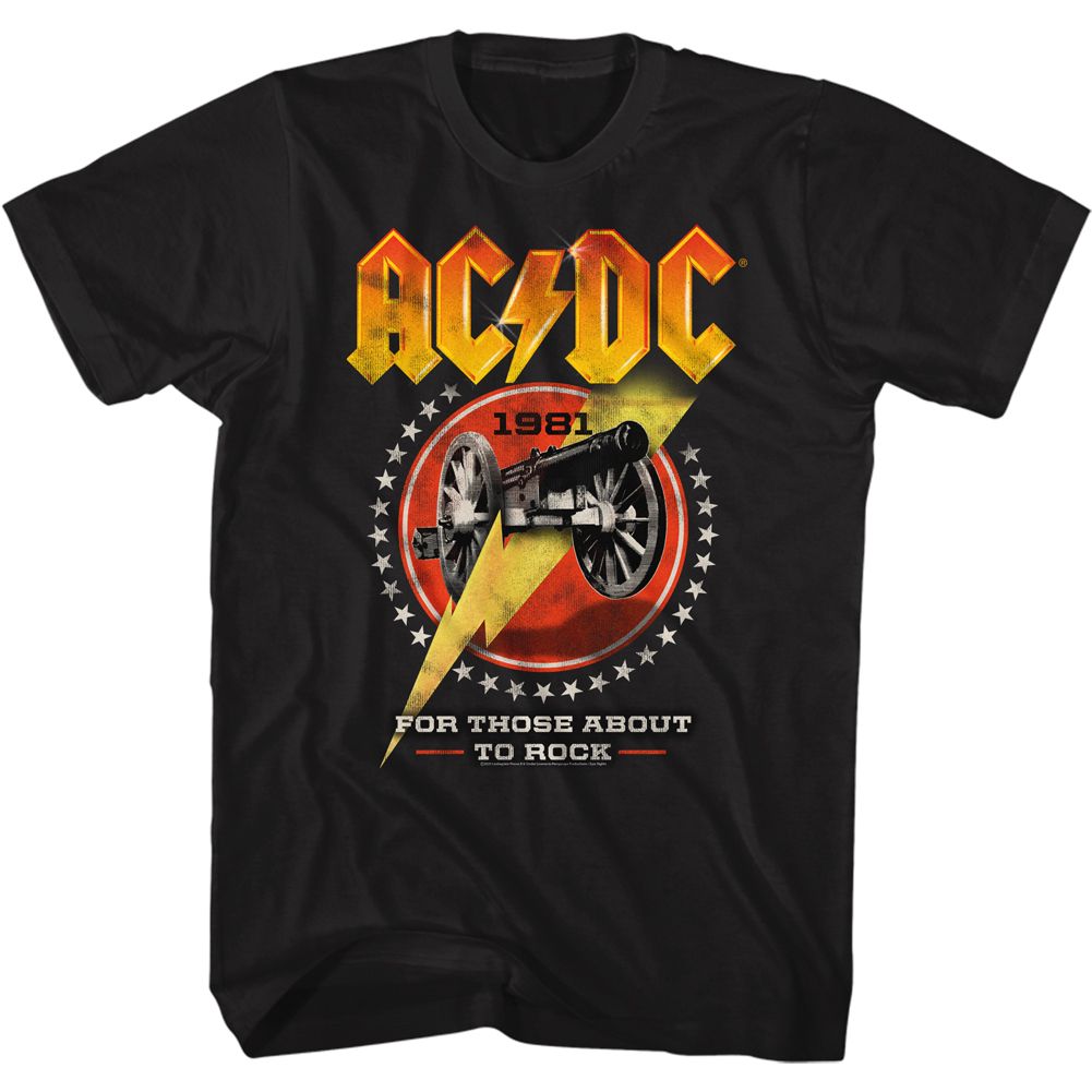 ACDC - Cannon Lightning - Short Sleeve - Adult - T-Shirt