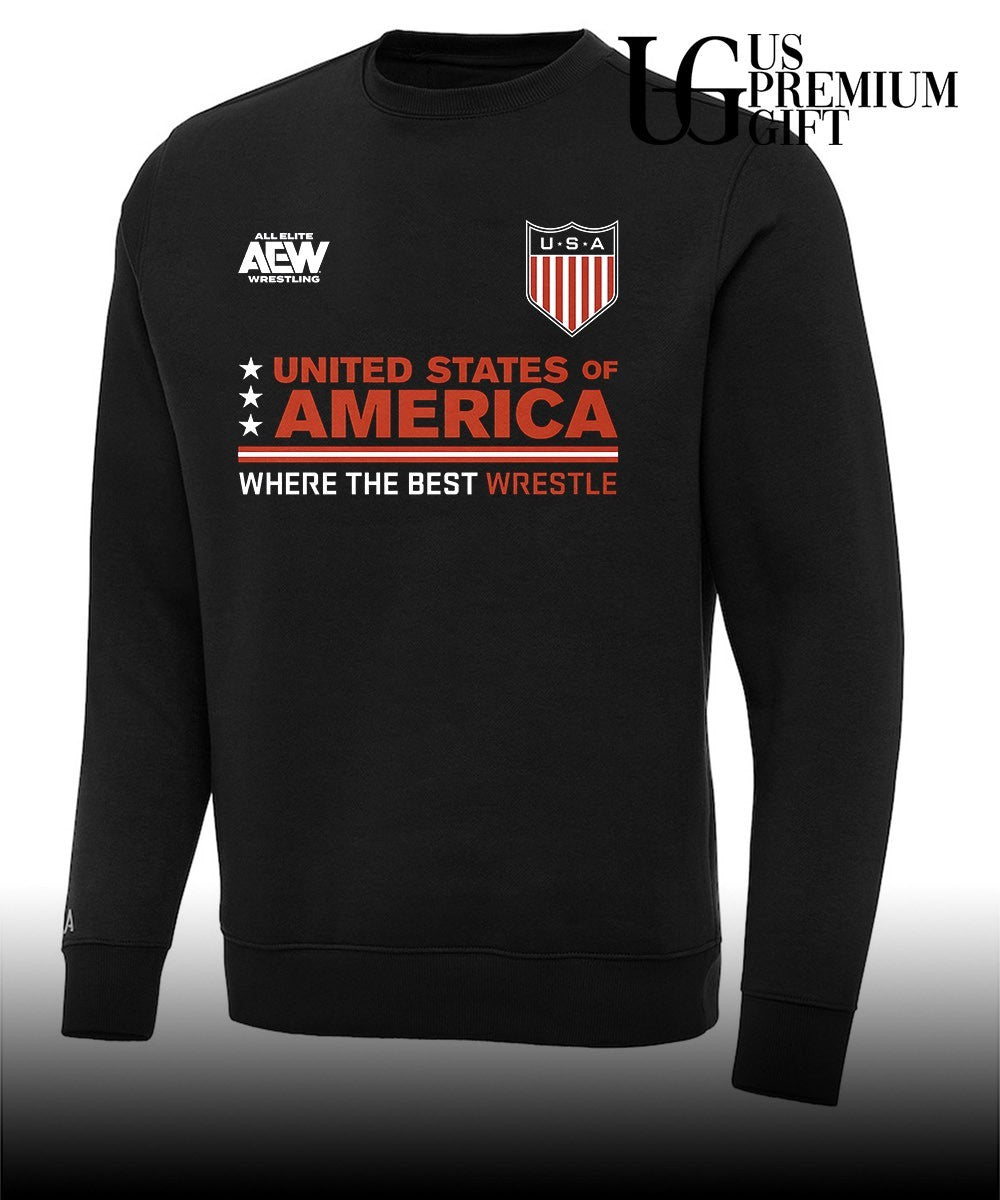 AEW United States of America Where the Best Wrestle shirt
