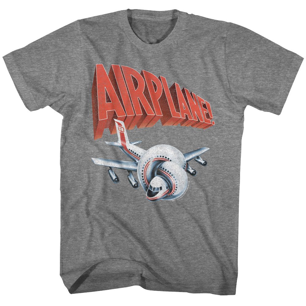Airplane - Plane & Logo - Short Sleeve - Adult - T-Shirt