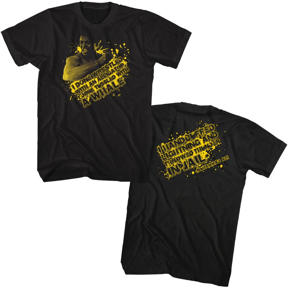 Muhammad Ali - Handcuff Lightning - Short Sleeve - Adult - T-Shirt - clothing by TeeHivey.com