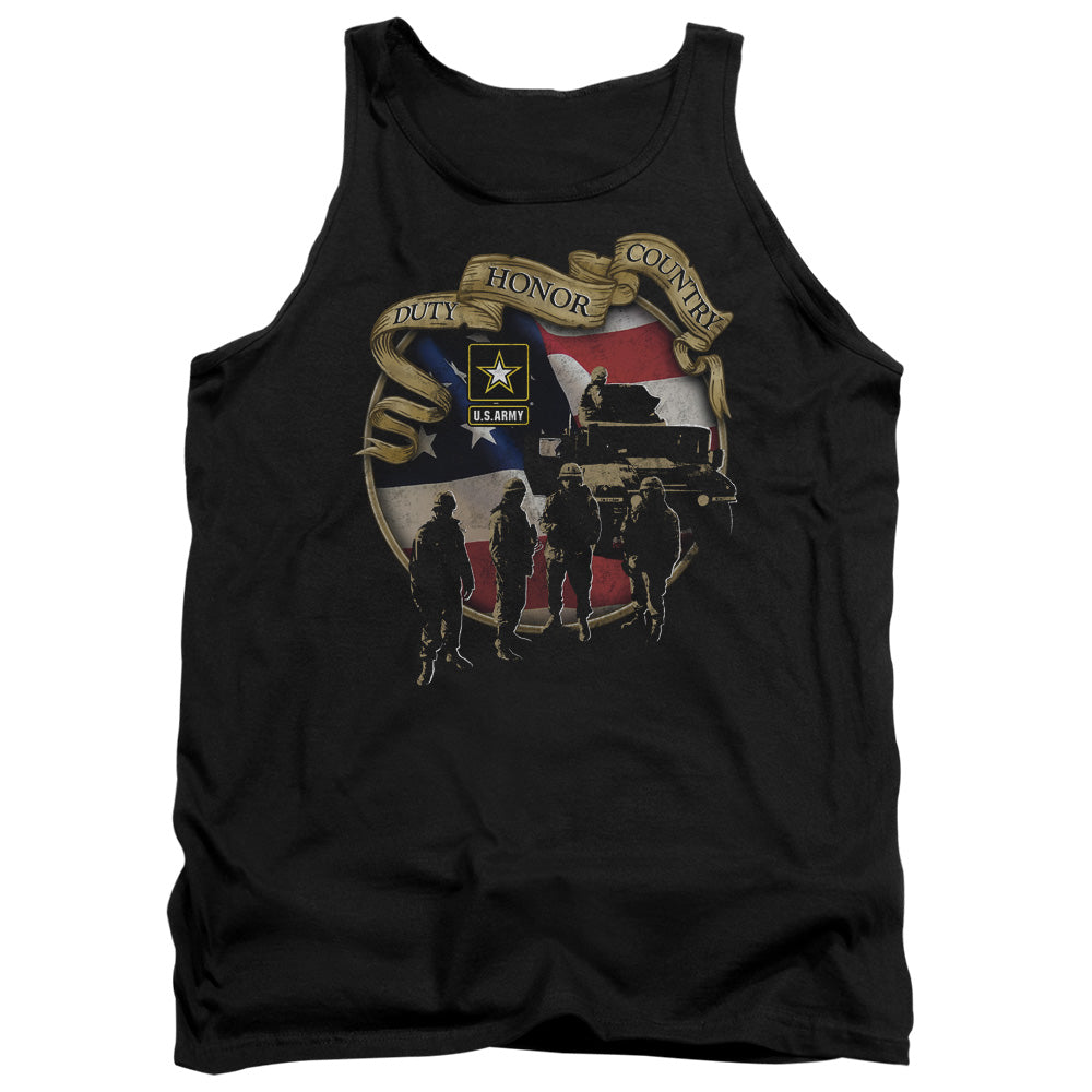 Army Duty Honor Country Mens Tank Top Shirt Black - clothing by TeeHivey.com