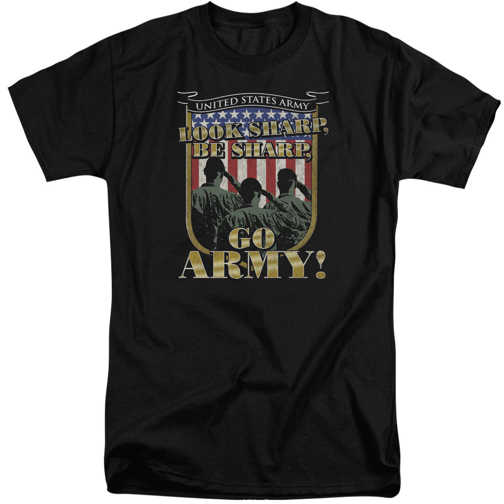 Army Go Army Mens Tall T Shirt Black - clothing by TeeHivey.com (Image 2)