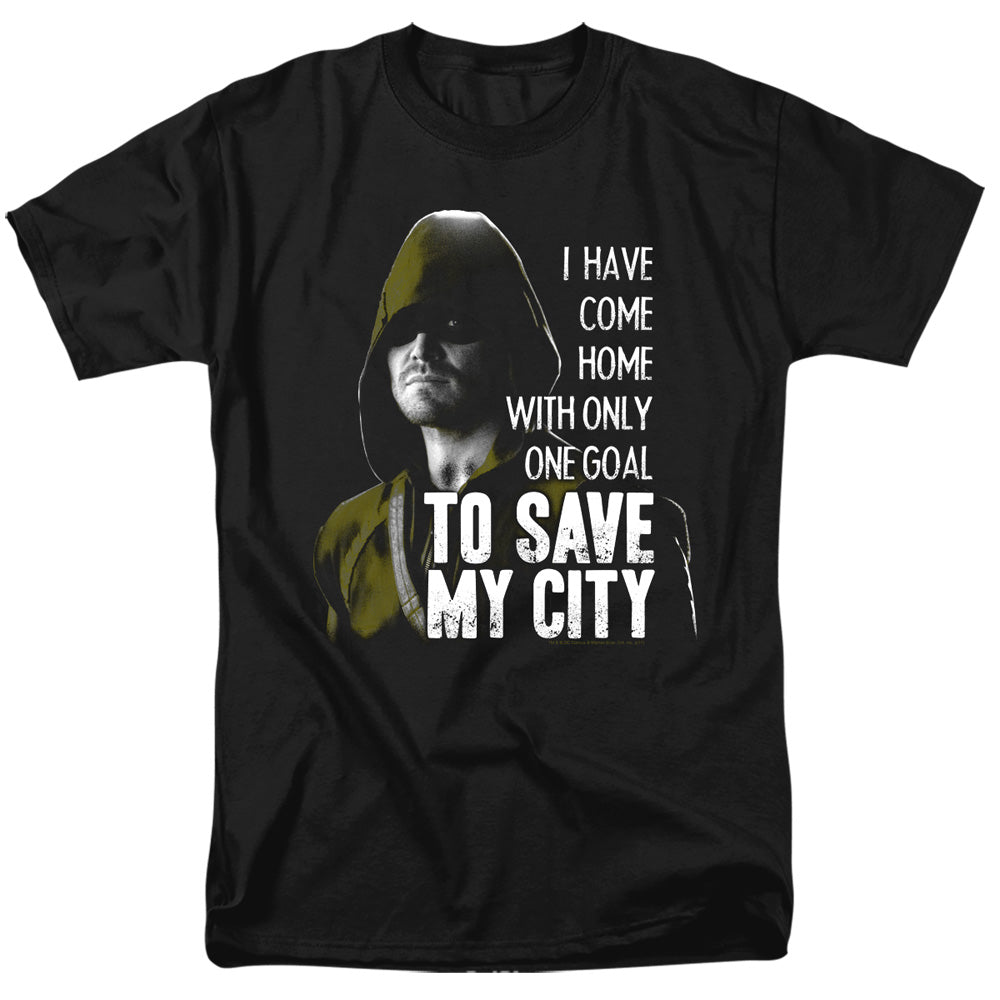 Arrow Save My City Mens T Shirt Black - clothing by TeeHivey.com