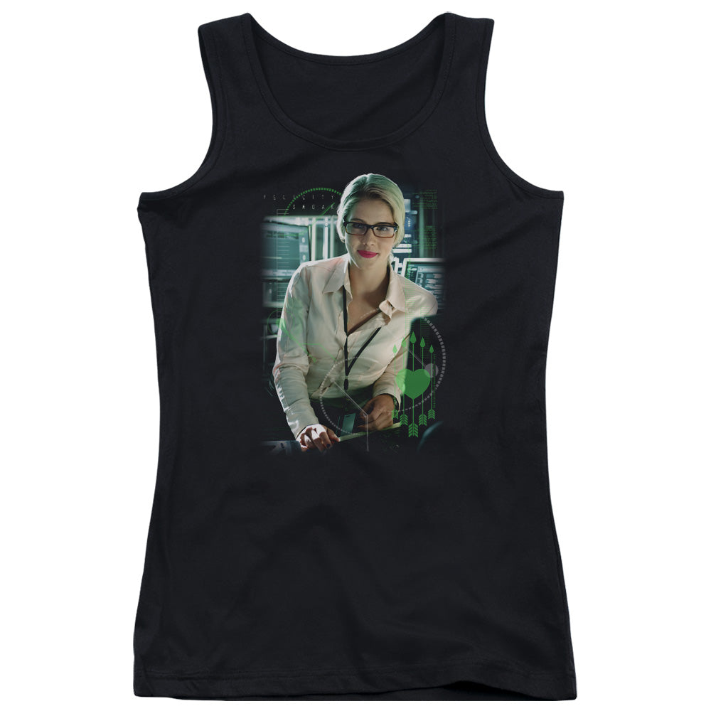 Arrow Felicity Oak Womens Tank Top Shirt Black - clothing by TeeHivey.com
