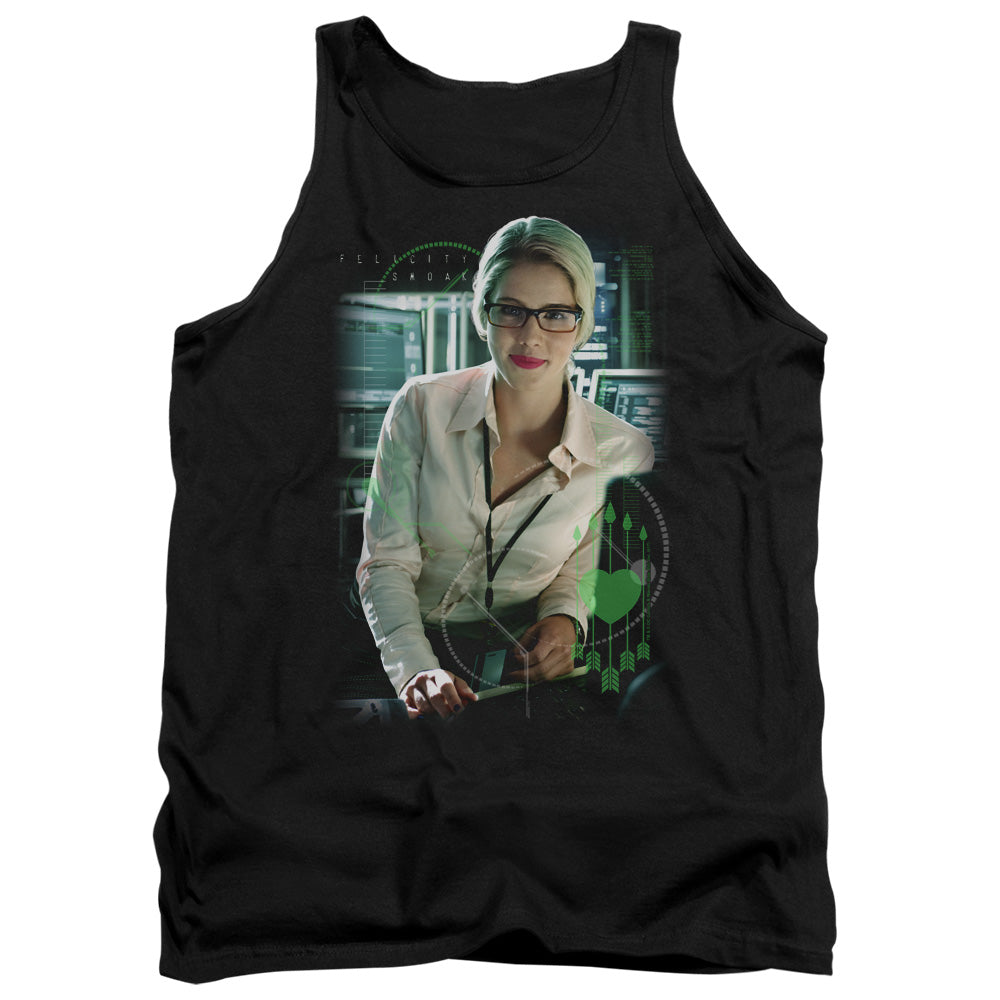 Arrow Felicity Oak Mens Tank Top Shirt Black - clothing by TeeHivey.com