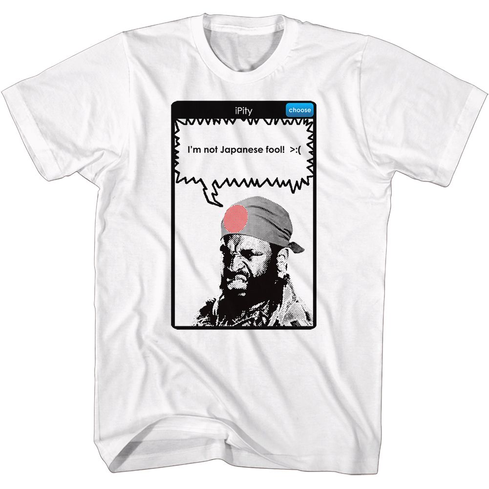 Mr. T - Fool 2 - Short Sleeve - Adult - T-Shirt - clothing by TeeHivey.com