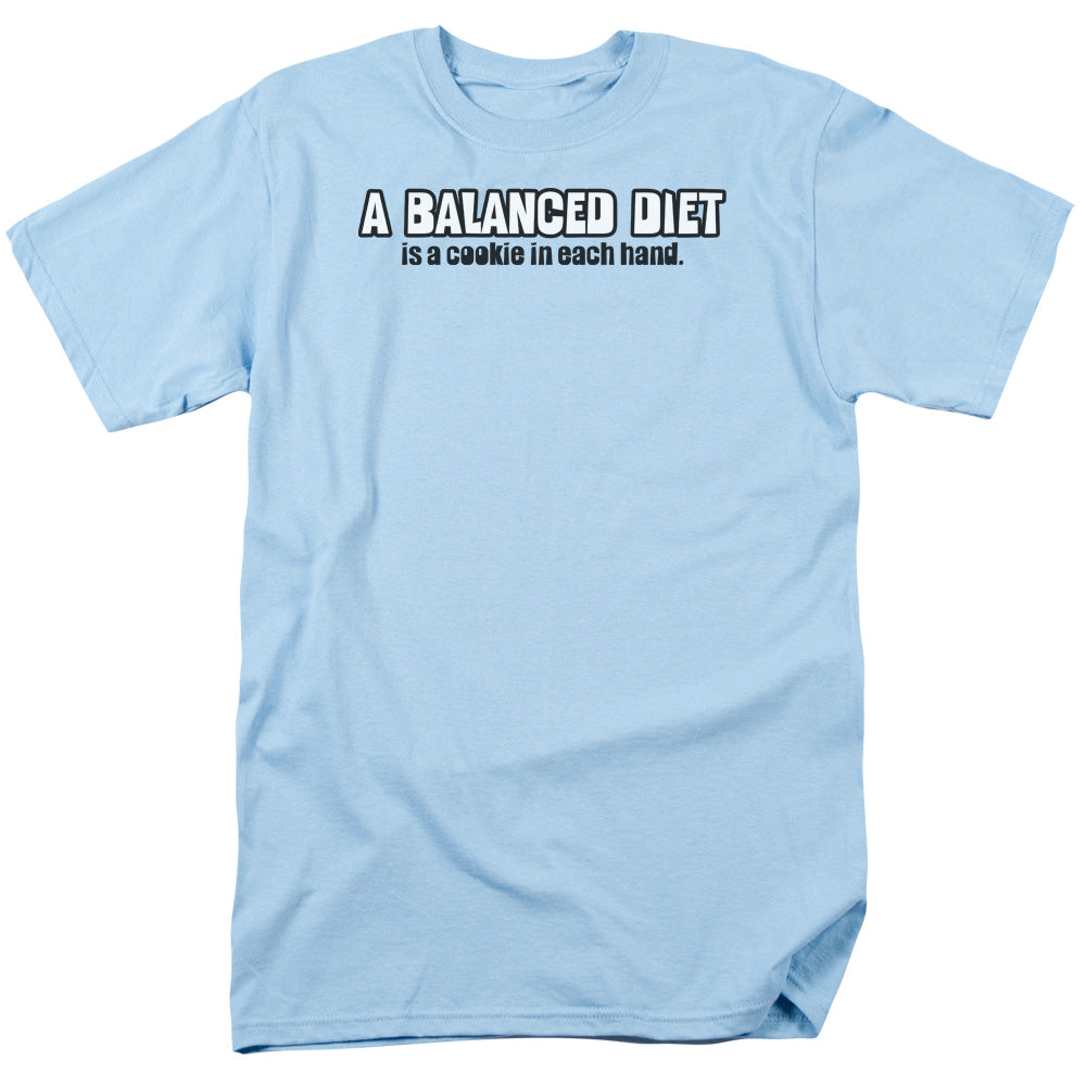 Balanced Diet Mens T Shirt Light Blue - clothing by TeeHivey.com