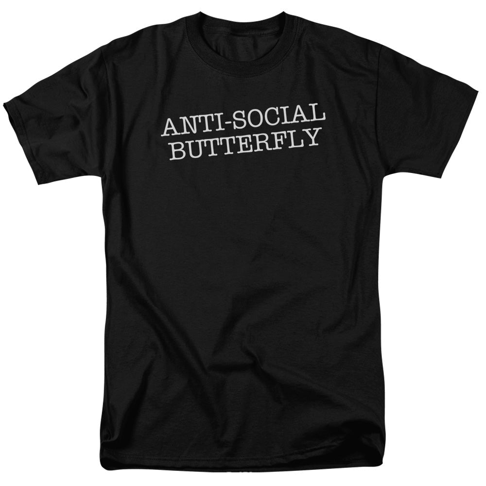Antisocial Butterfly Mens T Shirt Black - clothing by TeeHivey.com