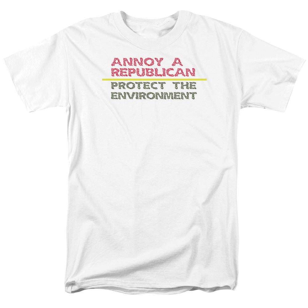 Annoy A Republican Mens T Shirt White - clothing by TeeHivey.com