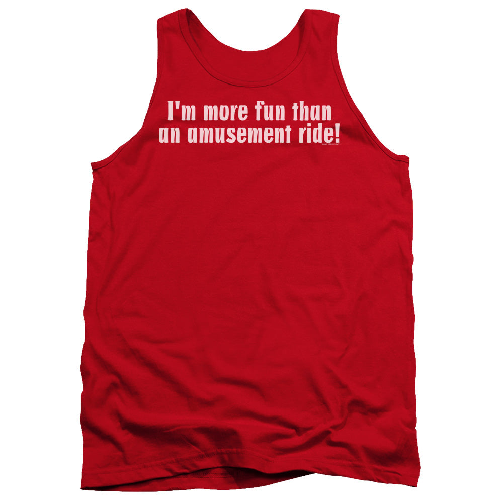 Amusement Ride Mens Tank Top Shirt Red - clothing by TeeHivey.com (Image 2)