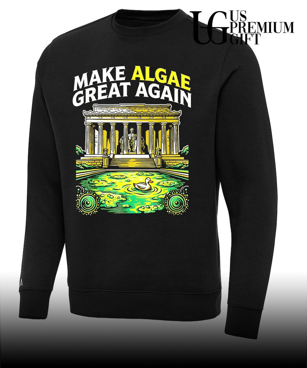 Abraham Lincoln Lincoln Memorial Reflecting Pool Make Algae Great Again shirt