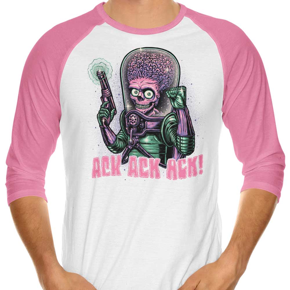 Ack, Ack, Ack! - 3/4 Sleeve Raglan T-Shirt