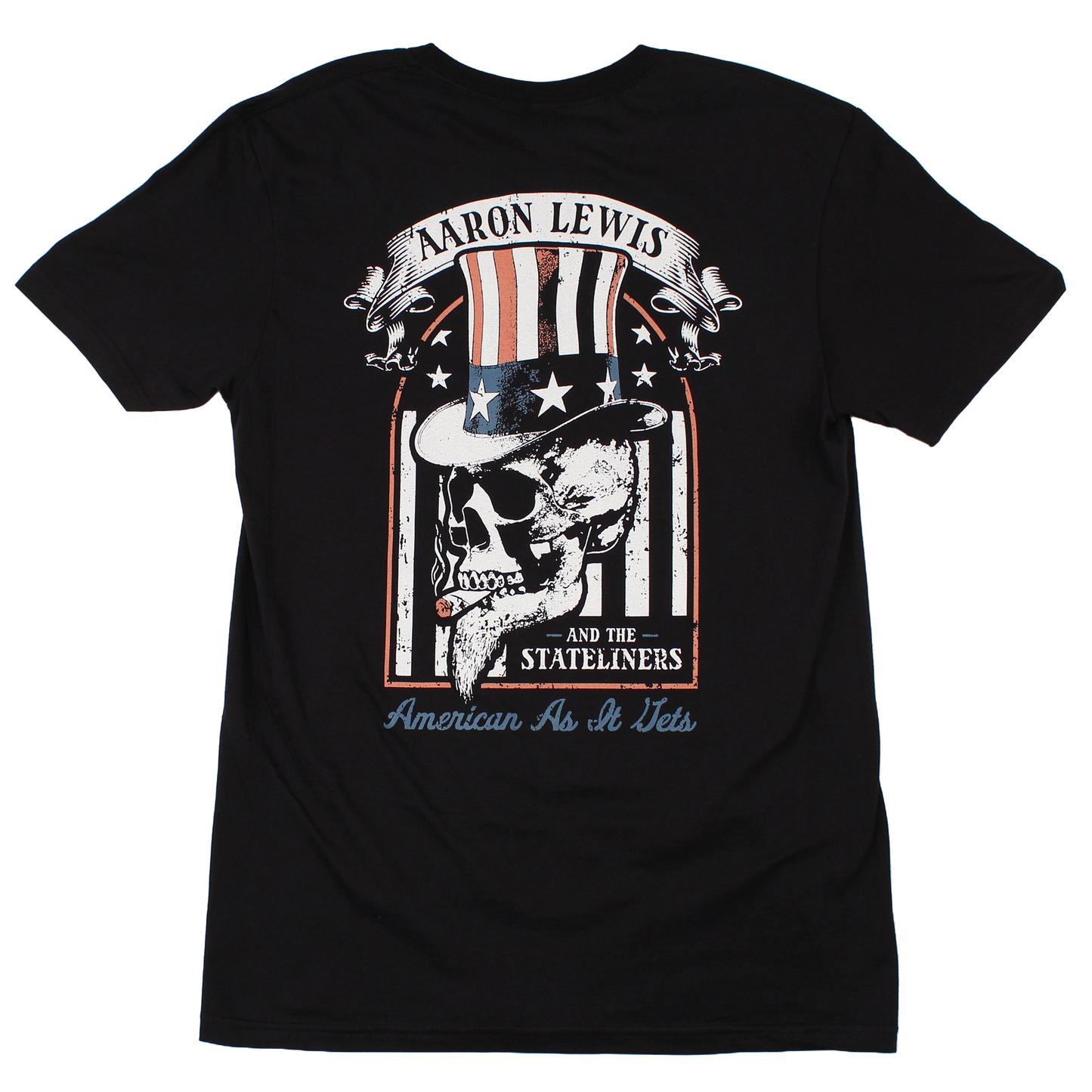 Aaron Lewis Uncle Sam Mens T Shirt Black