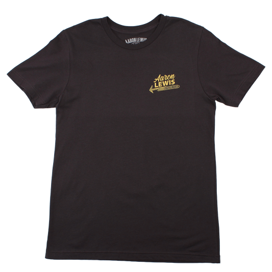 Aaron Lewis 2025 Marquee Tour Mens T Shirt Dark Gray