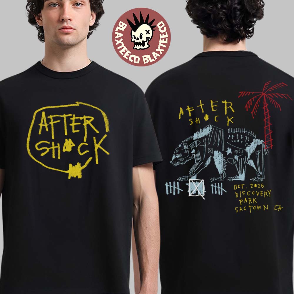 Aftershock 2026 Festival Merch At Discovery Park In Sactown California On October 2026 Doodle Bear Pre Order T-Shirt