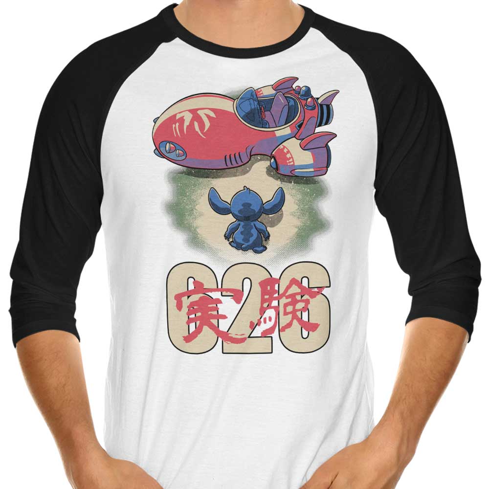 Alien Spaceship - 3/4 Sleeve Raglan T-Shirt