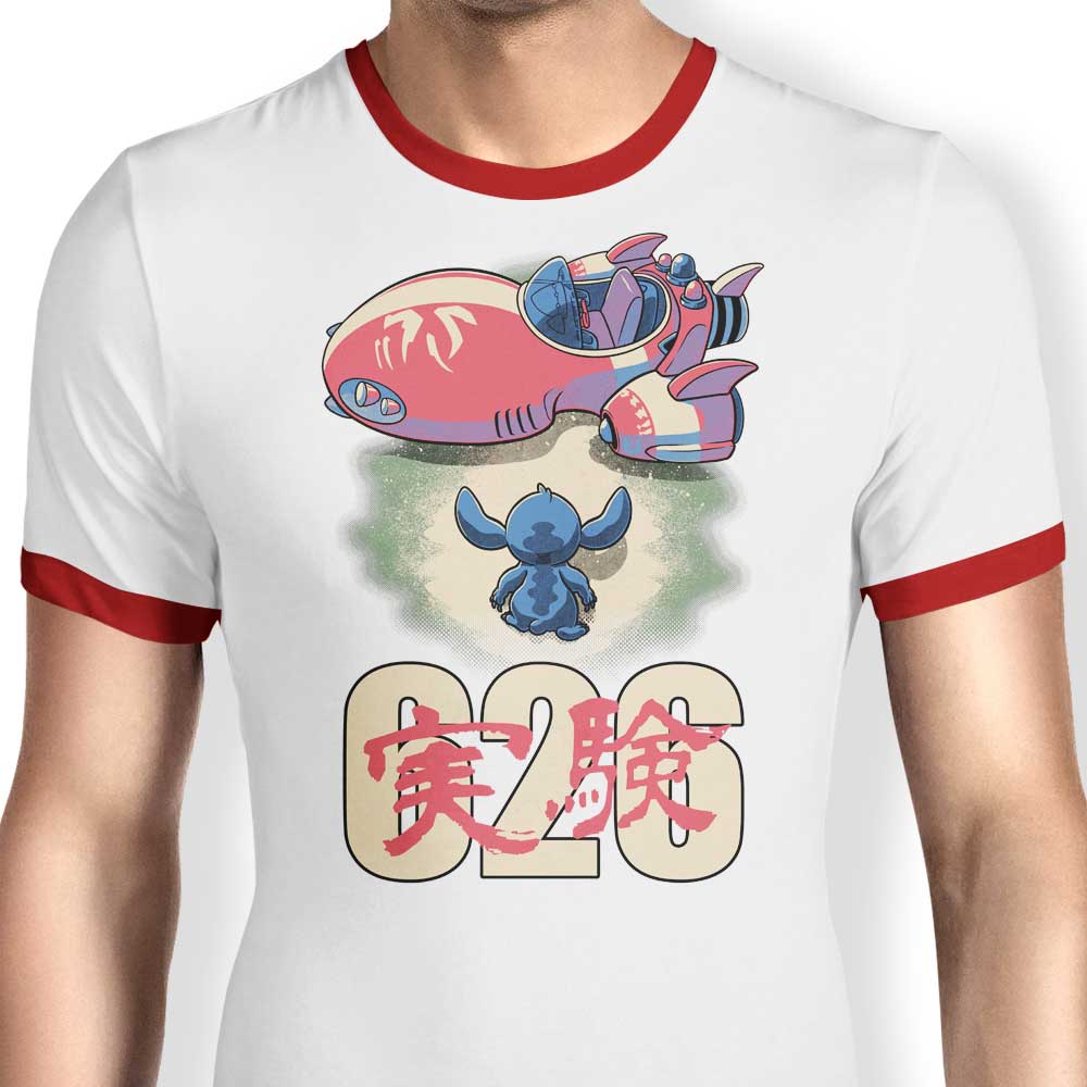 Alien Spaceship - Ringer T-Shirt