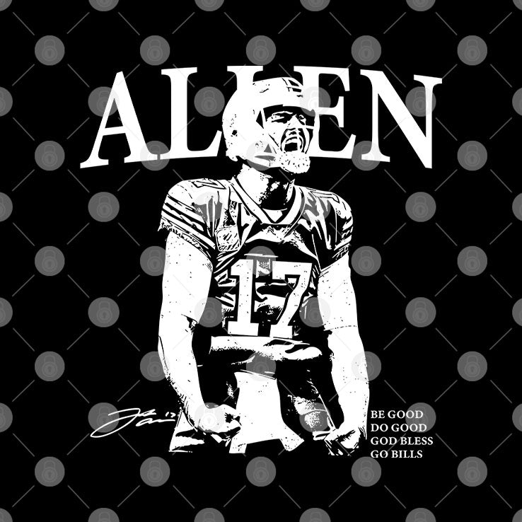 Allen Be Good Do Good God Bless Go Bills T Shirt