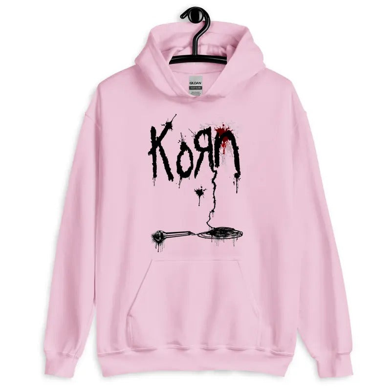 Alternative Music, Kornn Sweatshirt, Metal Lover Hoodie, Rock Fan Gifts, Unisex Sweater Pullover Tee