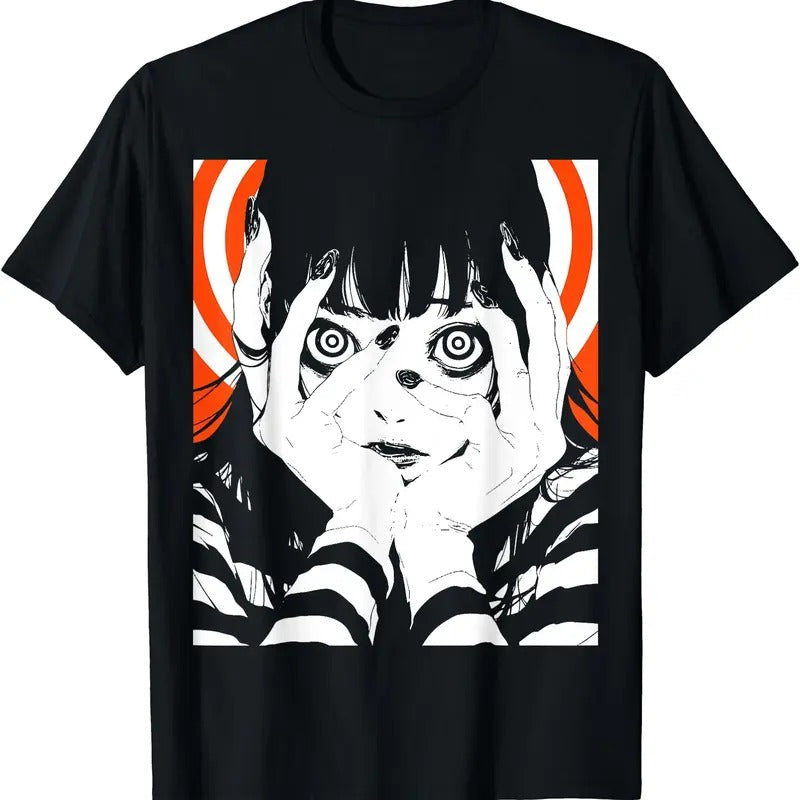 Anime Manga , Japan Japanese Creepy Kawaii Goth TShirt
