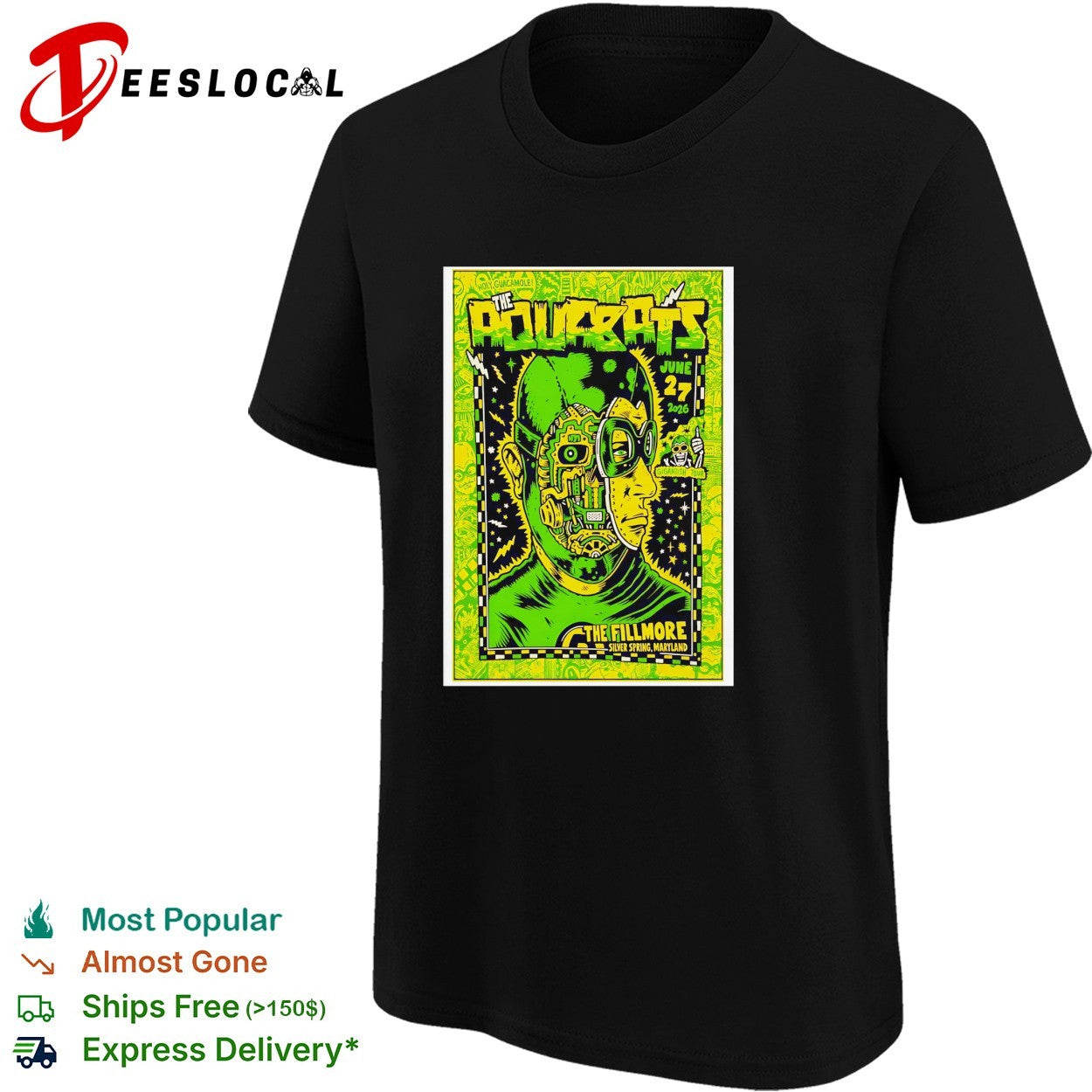 Aquabats The Fillmore poster shirt