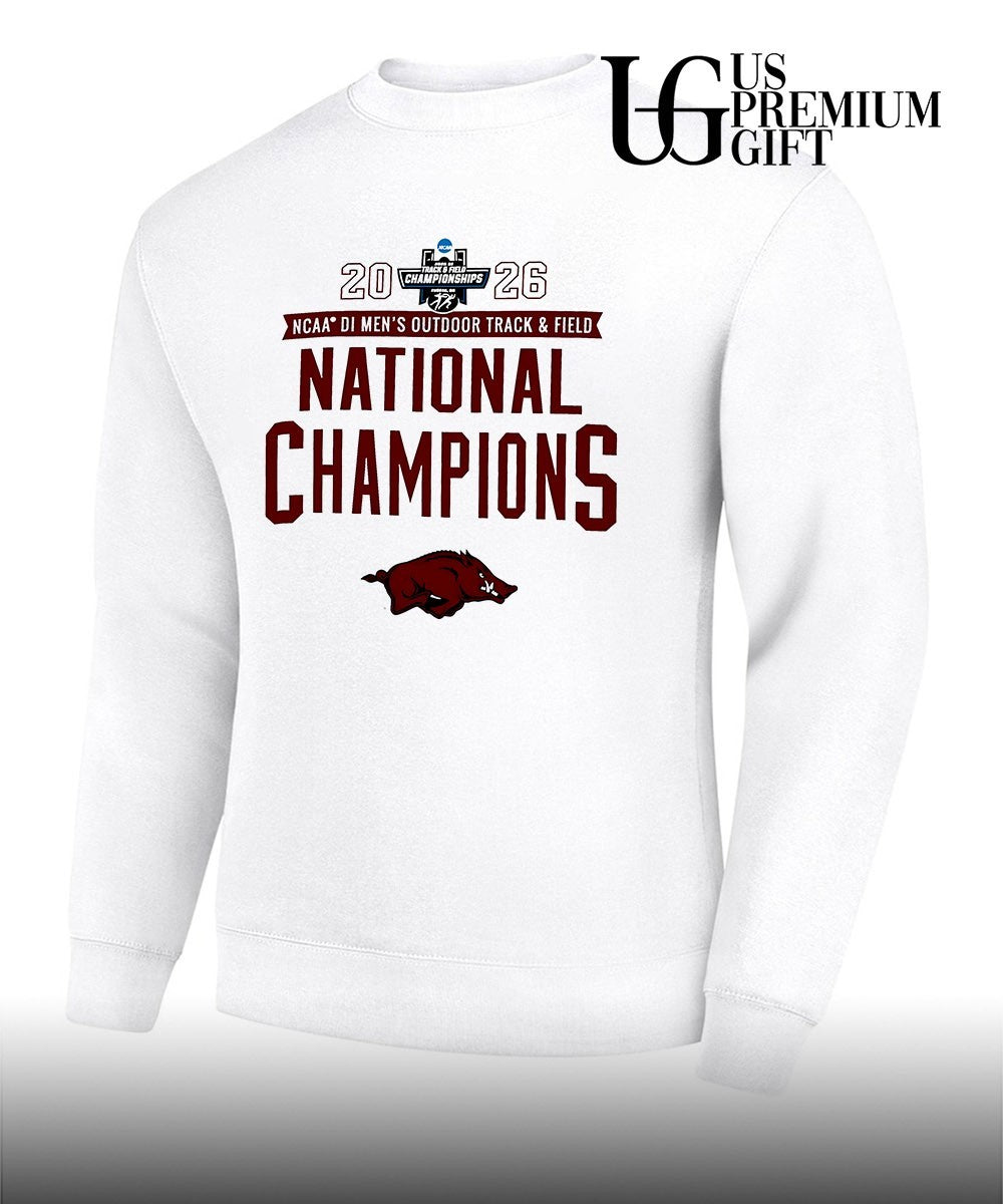 Arkansas Razorbacks 2026 NCAA Men’s Outdoor Track & Field National Champions shirt