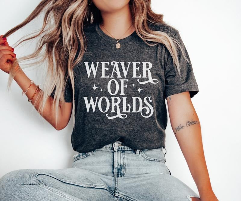 Author Shirt, Weaver of Words Sweatshirt, Gift for Writer, Future Bestselling Author, Book Writer shirt, Novelist gift, Literature Shirt, Bookish Womenswear Tee