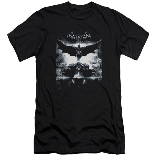 Batman Arkham Knight Forward Force Premium Bella Canvas Slim Fit Mens T Shirt Black
