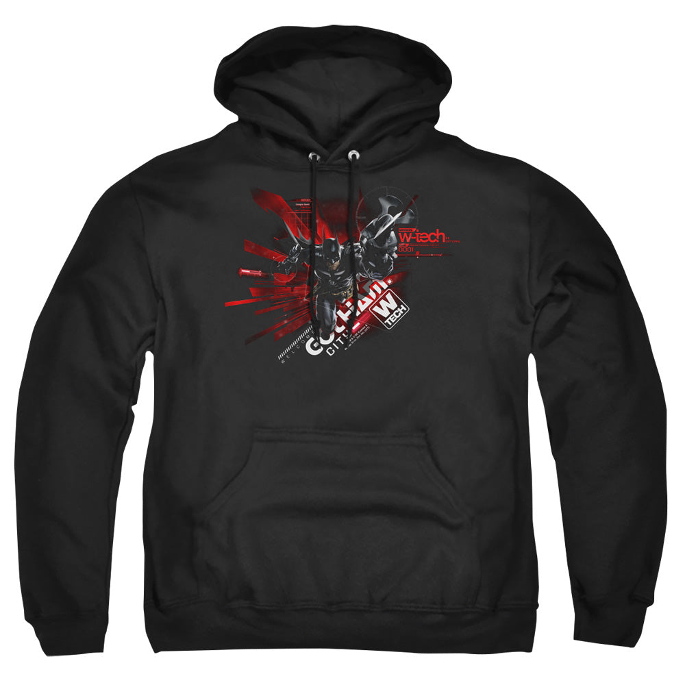 Batman Arkham Knight Ak Tech Mens Hoodie Black